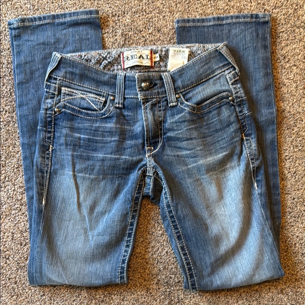 Ariat Women's Classic Straight Leg Blue Jeans